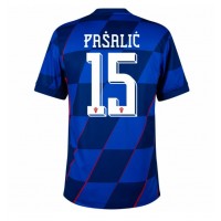 Maglia Calcio Croazia Mario Pasalic #15 Seconda Divisa Europei 2024 Manica Corta